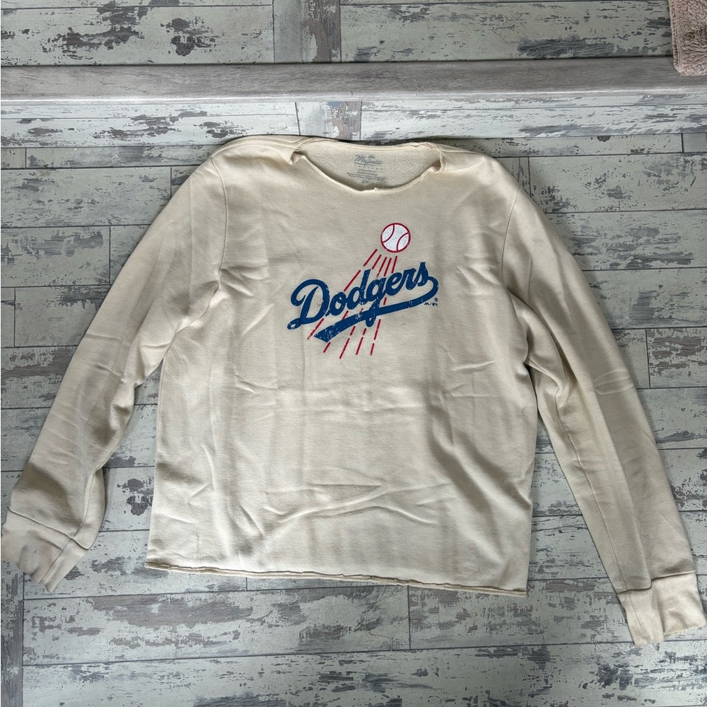 Cream Dodgers Women's Sweater